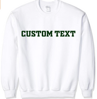 Crewneck Sweatshirt with Traditional Text