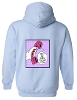 Sorority/Tailgate hoodie made from heavyweight 50% cotton, 50% polyester for comfort and durability.  Gildan brand  Add custom text at checkout