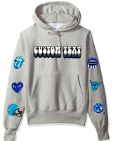 Champion Hoodie with Designs Down Arm