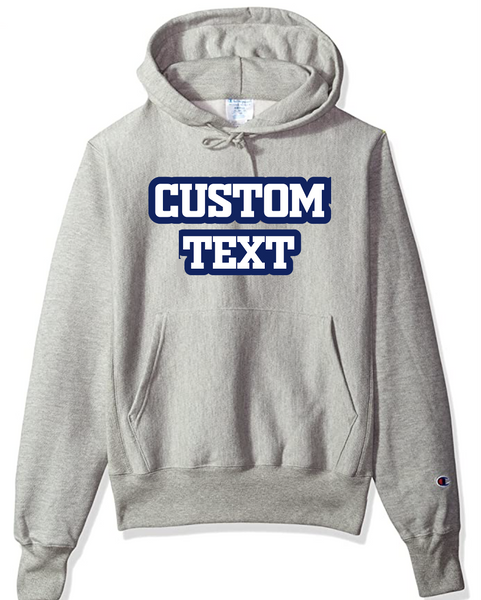 Champion Hoodie with Traditional Text