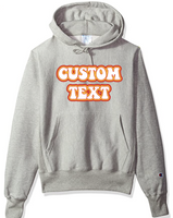 Champion Hoodie with Bubbly Text