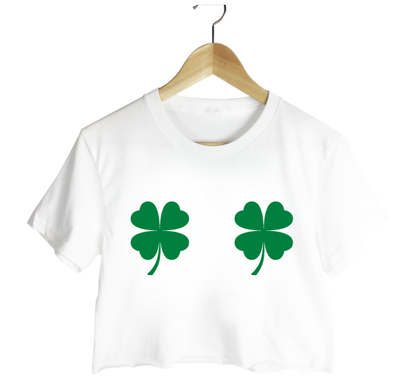 T-Shirt with 2 Clovers