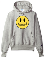 Champion Hoodie with Drew Smiley Face