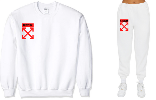 Cozy Crewneck Set Off White Inspired