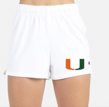 Champion brand with logo athletic shorts. Add custom text at checkout