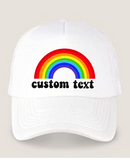 Trucker Hat with Rainbow