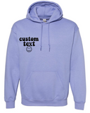 Hoodie with Wavy Design