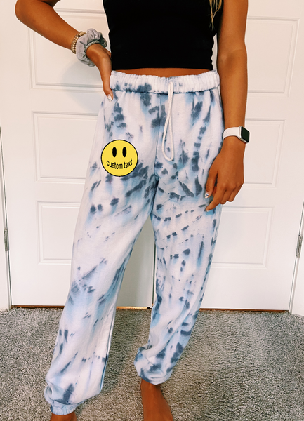 Drew Smiley Face Tie Dye Sweats