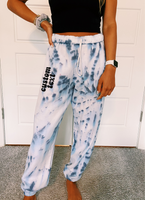 Retro Text Tie Dye Sweats