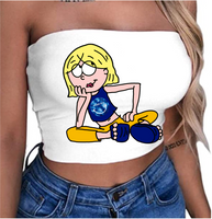 Cute Tailgate/Sorority tube top 90% polyester/10% spandex. Runs true to size  Add your custom text at checkout.