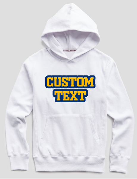 Tailgate /Sorority hoodie made of heavy weight 50% cotton, 50% poly for comfort and durability.  Gildan brand  Add custom text at checkout