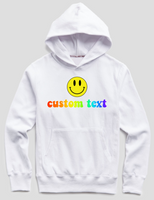 Smiley spirit wear made of heavy  50% cotton, 50% poly for comfort and durability.  Gildan brand  Add your custom text at checkout   