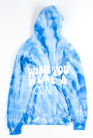 Hand made tie dye hoodie. 50% cotton, 50% poly. Gildan brand.  Runs true to size.