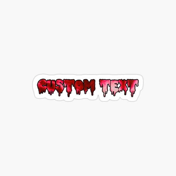 Tie Dye Drip Sticker