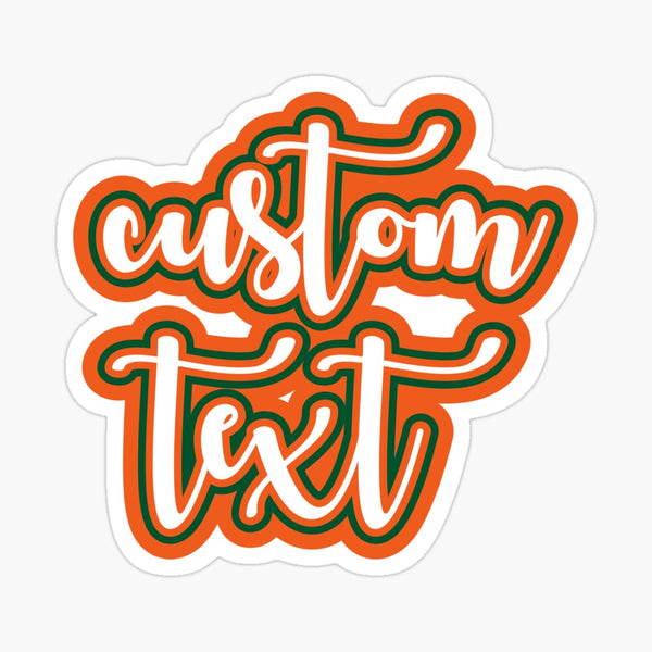 Bubbly Cursive Text Sticker